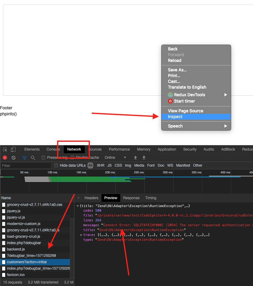 Error Handling — CodeIgniter 4.4.3 documentation